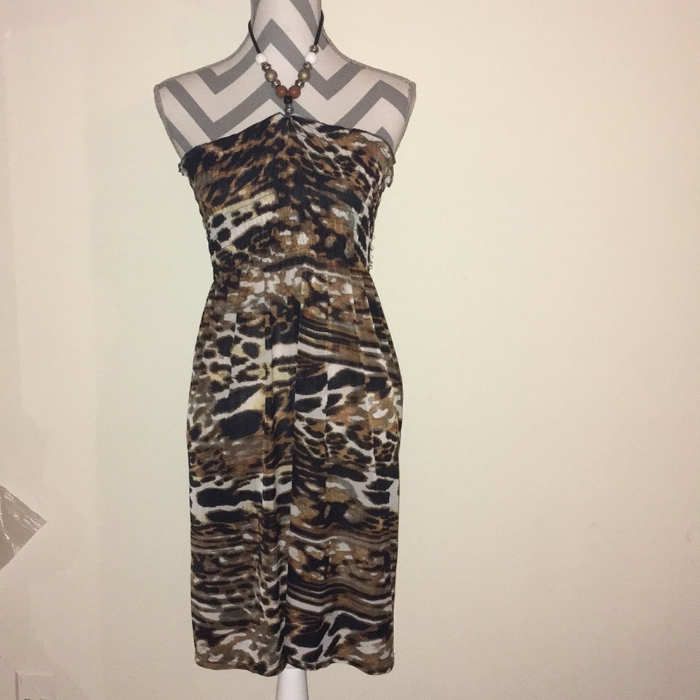 New without Tag Summer Dress | Cheetah print